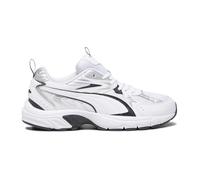 PUMA Men's Milenio Tech Sneaker White Black Silver, 12 UK