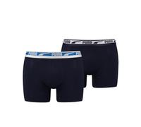 Puma Men's Multi Logo Boxer Briefs, Peacoat, M, Peacoat, M Navy