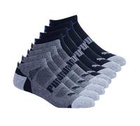 Puma Men's No show Sport Socks, Moisture Control, Arch Support (8 Pair)