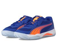 PUMA Men's Nova Court Pickleball Shoe Sneaker, Vivid Blue-Heat Fire White-Glowing Red, 10.5 UK