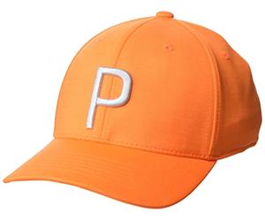 Puma Men's P Cap Hat, Rickie Orange-Cool Mid Gray, One Size