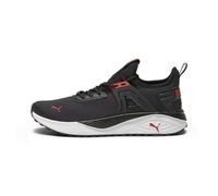 PUMA Mens Pacer 23 Sneaker, Mens Black-for All Time Red Mens Silver, 10