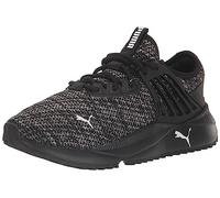 puma Men's Pacer Future Doubleknit Sneaker, Black White, 10.5 UK