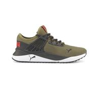 PUMA Men's Pacer Future Sneaker, Burnt Olive-Puma Black-High Risk Red, 12