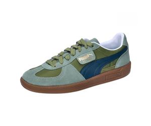 Puma Mens Palermo Leather Shoes, Green, 4.5