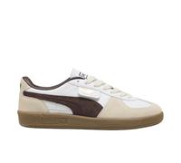 Puma Mens Palermo Leather Shoes, Puma White/Chocolate Brown/Gum, 8.5