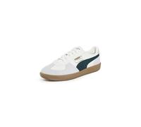 Puma Mens Palermo Shoes, Warm White/Green Terrain, 5