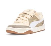 PUMA Men's Park Lifestyle Sk8 Sneaker, Canvas-puma White-ice Coffee, 11 UK