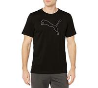 PUMA Men's Performance Cat Tee T-Shirt, Black, XL