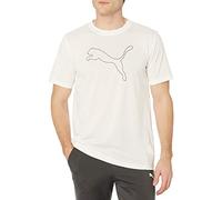 PUMA Men's Performance Cat Tee (Available in Big and Tall Sizes) T-Shirt, White, Medium