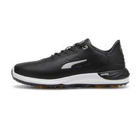 PUMA Men's PHANTOMCAT Nitro + Golf Shoe, Black Silver-Yellow Sizzle, 11 UK