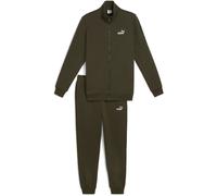 Puma Mens Piping Tracksuit in Dark Olive - Green - Size Large