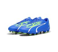 PUMA Men's Play FG/AG Soccer Shoe, Ultra Blue White-PRO Green, 12 UK
