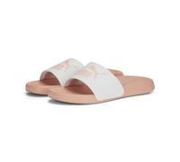 PUMA Men's Popcat 20 Slide Sandal, White-Apricot Blush, 7 UK