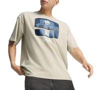 PUMA Men's Porsche Legacy Graphic T-Shirt, Desert Dust 911, XXL
