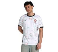 PUMA Mens Portugal Away Shirt 2025 Adults White/Black M