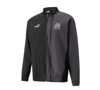 Puma Mens Prematch Olympique De Marseille FC Track Jacket - Black - M - Black - 100% Polyester