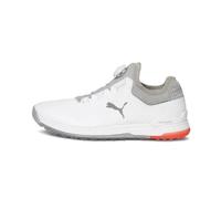 PUMA Men's Proadapt Alphacat Disc Golf Shoe, White High Rise, 7.5 UK
