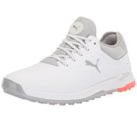 PUMA Men's Proadapt Alphacat Golf Shoe, White/High-Rise, 7 UK