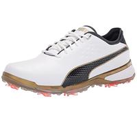 PUMA Men's Proadapt Delta Golf Shoe, White/Navy Blazer, 9 UK