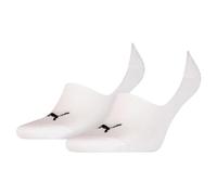 PUMA Men's Pu520w2h Puma Invisible Footie Socks 2 Pairs , White, 38 UK
