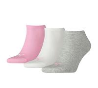 PUMA Men's Puma 3p Sneaker Plain Sock, Prism Pink, 2.5-5 UK