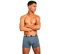 PUMA Men's Puma Basic Men's 2 Pack BOXER, Sky Blue Combo, S UK