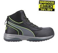 Puma Safety Rapid Mid Safety Boot Green Size: UK6 Colour: Green, Shoe UK6 - EU39 - US7