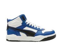 PUMA Men's RBD Tech Mid Shoes, Black-Clementine-White, 7, White-Black-Cobalt Glaze, 8.5 UK