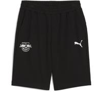 Puma Mens Rbl Ess Shorts Tr Jogger in Black/White - Size X-Small