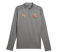 Puma Mens RC Lens Quarter Zip Training Top - Grey - Grey - L - 100% Polyester