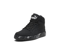 PUMA Men's Rebound Layup Mid Shoes Trainers, Black White, 13 UK