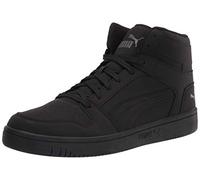 PUMA Men's Rebound Layup Sneaker, Nubuck Black Black-Castlerock, 6.5 UK