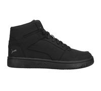 PUMA Men's Rebound Layup Sneaker, Nubuck Black Black-Castlerock, 10 UK