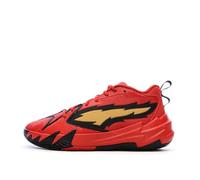 PUMA Scoot Zeros Retro Portland Basketball Shoes, For All Time Red/Yellow Sizzle, size 9