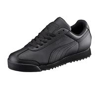 ORIGINAL PUMA ROMA BASIC TRAINERS. BLACK LEATHER UPPER, 14 UK, 49.5 EU, NEW