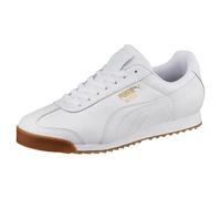 PUMA Men's Roma Basic Sneaker, White Teamgold, 7.5 UK