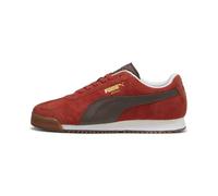 PUMA Men's Roma Sneaker, 24-Suede-Mars Red-Espresso Brown-Gum, 9.5 UK