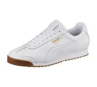 PUMA Men's Roma Sneaker, White Teamgold, 9 UK