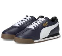 PUMA Men's Roma Sneakers, New Navy/Puma White, 10.5