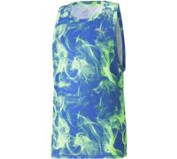 PUMA Men's Run Favorite Singlet Shirt, All Over Print Royal Sapphire-AOP, XXL