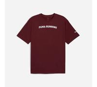 Puma Men's Run Graphic Tee Oversized - Ruby Shimmer