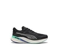 Puma Men's Running Magnify Nitro 2 Trainers - Black, Puma Black-Aquatic-Blue Crysta, Size 8, Men Puma Black-Aquatic-Blue Crysta