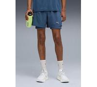 Puma Mens Running Velocity 2In1 Shorts, Blue, Size S, Men Blue