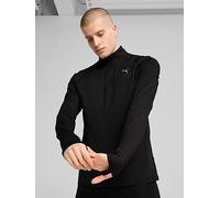 Puma Mens Running Velocity Cloudspun 1/4 Zip, Black, Size M, Men Black