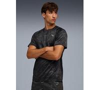 Puma Mens Running Velocity Printed T-Shirt, Black, Size S, Men Black