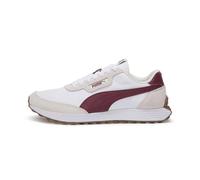 PUMA Men's Runtamed Lugged Classic Trainers, Warm White/Team Regal Red, 7 UK