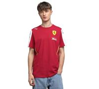 PUMA Men's Scuderia Ferrari 2025 Replica Tee, Dark Cherry, XL