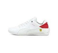 PUMA Mens Scuderia Ferrari Drift Cat Delta Motorsport Shoes Trainers Low Top - Puma White-Rosso Corsa - 12