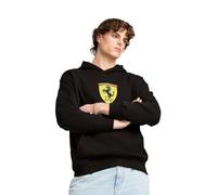 PUMA Men's Scuderia Ferrari Formula 1 Graphic Hoodie Hooded Sweatshirt, Big Shield Black Ss25, S